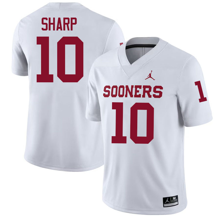 Bauer Sharp Oklahoma Sooners Jersey,Oklahoma Sooners Football Uniforms,Jersey-White